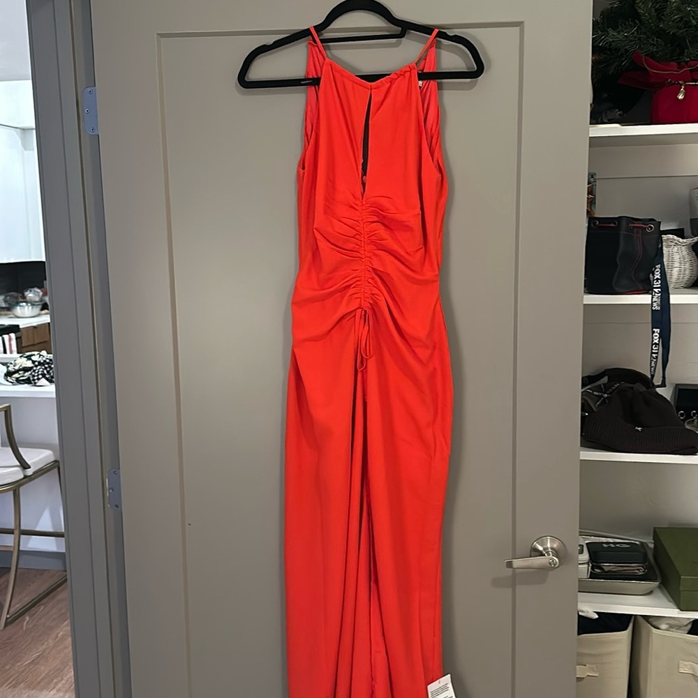 NWT asos design red maxi dress